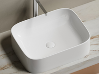 Раковина-чаша Ceramicanova Element 51 Белая глянцевая арт-CN6052 — фото 15, Раковины накладные