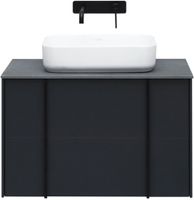 Тумба под раковину Allen Brau Reality 80 1.32005.AM подвесная Антрацит матовый — фото 26, Тумбы под раковину