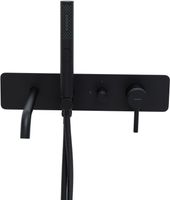 Смеситель для ванны Allen Brau Priority 5.31A05-31 Черный матовый — фото 7, Смеситель для ванны