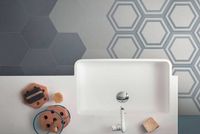 Керамическая вставка Adex Pavimentos Taco Biscuit 3х3 см арт-ADPV9005 — фото 2, Керамическая плитка