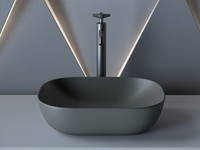 Раковина-чаша Ceramicanova Element 45 CN6009MDH Темный антрацит матовый — фото 6, Раковины накладные