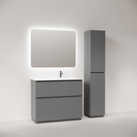 Тумба напольная SANCOS Folk Floor правая 995х445х850, c двумя ящиками оснащенными доводчиками, Ergraut soft, арт.FL100FRES — фото 3, Тумбы под раковину