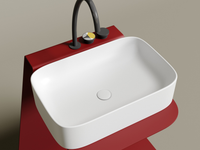 Раковина-чаша Ceramicanova Element 61 CN6053MW Белая матовая — фото 6, Раковины накладные