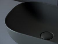 Раковина-чаша Ceramicanova Element 45 CN6009MDH Темный антрацит матовый — фото 8, Раковины накладные