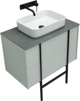 Тумба под раковину Allen Brau Reality 80 1.32005.PWM подвесная Папирус матовый — фото 33, Тумбы под раковину