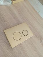 KK-POL M11 Пластиковая панель смыва для инсталляции, цвет золото глянец арт-SPP/037/SG/K — фото 2, Панели