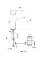 Товар: Смеситель для раковины Fiore XO , хром арт-73CR7320 - фото 2 Смеситель для раковины Fiore XO , хром арт-73CR7320 — фото 2, Смесители для раковины