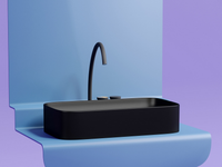 Раковина-чаша Ceramicanova Element 71 CN6054MB Черная матовая — фото 17, Раковины накладные