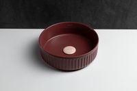 Раковина-чаша Allen Brau Fantasy Line 36 4.11032.BD Бордо — фото 4, Раковины накладные