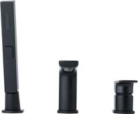 Смеситель на борт ванны Allen Brau Infinity 5.21008-31 Черный матовый — фото 7, Смесители на борт ванны