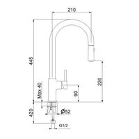 Смеситель для кухни Webert Doha , хром арт-DH940302015 — фото 2, Смесители для кухни