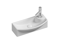 Товар: Раковина Ceramicanova Element 45 L CN6038L Белая - фото 2 Раковина Ceramicanova Element 45 L CN6038L Белая — фото 2, Мини-раковины