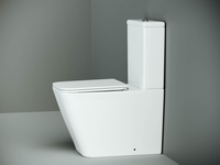 Напольный пристенный унитаз Cubic Rimless — фото 4, Напольные унитазы