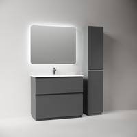 Тумба напольная SANCOS Folk Floor 995х445х850, c двумя ящиками оснащенными доводчиками, Grey soft, арт. арт-FL100FGS — фото 3, Тумбы под раковину