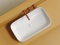 Раковина-чаша Ceramicanova Element 71 CN6054 Белая глянцевая — фото 7, Раковины накладные