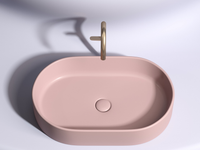 Раковина-чаша Ceramicanova Element 61 CN6048MP Розовая матовая — фото 12, Раковины накладные