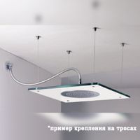 Верхний душ Graffio KINGS , черный арт-KI011NEO — фото 4, Верхние души