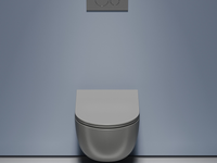 Унитаз Ceramicanova Modena Rimless CN6063MH подвесной Антрацит матовый с сиденьем Микролифт — фото 15, Подвесные унитазы