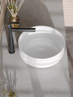 Товар: Agger Easy смеситель для накладной раковины однорычажный высокий, оружейная сталь матовая арт-A3112155 - фото 3 Agger Easy смеситель для накладной раковины однорычажный высокий, оружейная сталь матовая арт-A3112155 — фото 3, Смесители для раковины