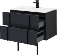 Тумба под раковину Allen Brau Reality 80 1.32005.AM подвесная Антрацит матовый — фото 53, Тумбы под раковину