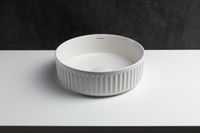 Раковина-чаша Allen Brau Fantasy Line 36 Белая матовая арт-4.11032.21 — фото 7, Раковины накладные