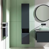 Товар: Шкаф пенал Allen Brau Infinity 35 L 1.21010.AM подвесной Антрацит матовый - фото 33 Шкаф пенал Allen Brau Infinity 35 L 1.21010.AM подвесной Антрацит матовый — фото 33, Пеналы для ванной комнаты