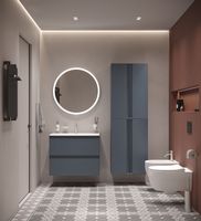 Товар: Зеркало Allen Brau Infinity 80 1.21017.WT с подсветкой Белое с сенсорным выключателем - фото 11 Зеркало Allen Brau Infinity 80 1.21017.WT с подсветкой Белое с сенсорным выключателем — фото 11, Зеркала в ванную комнату