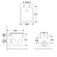 Унитаз подвесной Terminus Ватикан (Торнадо 3.0) , белый арт-03W49x34W — фото 2, Подвесные унитазы