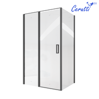 Товар: Душевой уголок Ceruttispa Victoria 120x90 B профиль Черный стекло прозрачное - фото 3 Душевой уголок Ceruttispa Victoria 120x90 B профиль Черный стекло прозрачное — фото 3, Прямоугольные душевые уголки
