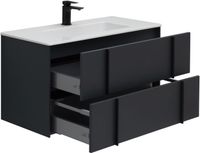 Тумба под раковину Allen Brau Reality 90 1.32006.AM подвесная Антрацит матовый — фото 7, Тумбы под раковину