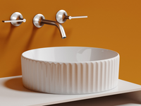 Раковина-чаша Ceramicanova Element 36 CN6057 Белая глянцевая — фото 6, Раковины накладные