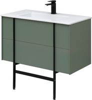 Тумба под раковину Allen Brau Reality 90 1.32006.CGM подвесная Олива матовая — фото 48, Тумбы под раковину