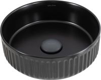 Раковина-чаша Allen Brau Fantasy Line 36 4.11032.31 Черная матовая — фото 14, Раковины накладные