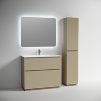 Тумба напольная SANCOS Folk Floor 995х445х850, c двумя ящиками оснащенными доводчиками, Капучино, арт. арт-FL100FCP — фото 3, Тумбы под раковину