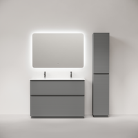 Тумба напольная SANCOS Folk Floor 1190х445х850, c двумя ящиками оснащенными доводчиками, Ergraut soft, арт. арт-FL120FES — фото 9, Тумбы под раковину