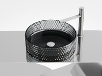 Раковина-чаша Ceramicanova Cristal 36 CN6060 Черная — фото 9, Раковины накладные