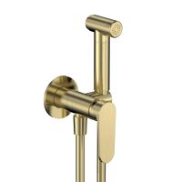Novara Готовый комплект гиг. душа (скрытый монтаж, латунная лейка), цвет золото шлифованно арт-AQM6917BG — фото 3, Гигиенические души