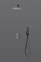 Душевая система Allen Brau Priority 5.31013-00 с термостатом Хром — фото 13, Встраиваемые душевые комплекты