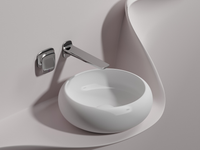 Раковина-чаша Ceramicanova Element 36 Белая матовая арт-CN6050MW — фото 2, Раковины накладные