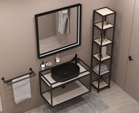 Товар: Зеркало Allen Brau Liberty 100 1.330016.BB с подсветкой Черный браш с сенсорным выключателем - фото 9 Зеркало Allen Brau Liberty 100 1.330016.BB с подсветкой Черный браш с сенсорным выключателем — фото 9, Зеркала в ванную комнату