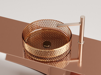 Раковина-чаша Ceramicanova Cristal 36 CN6058 Бежевая — фото 15, Раковины накладные