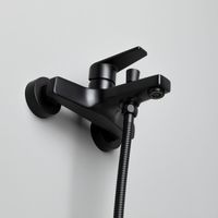 Смеситель для ванны Allen Brau Eclipse 5.E1003-31 Черный матовый — фото 9, Смеситель для ванны