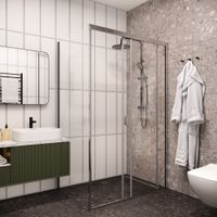 Товар: Душевой уголок Ceruttispa 120x80 Marbella 120-R 7912 профиль Хром стекло прозрачное - фото 4 Душевой уголок Ceruttispa 120x80 Marbella 120-R 7912 профиль Хром стекло прозрачное — фото 4, Прямоугольные душевые уголки