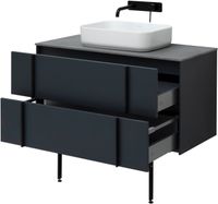 Тумба под раковину Allen Brau Reality 100 1.32007.AM подвесная Антрацит матовый — фото 59, Тумбы под раковину