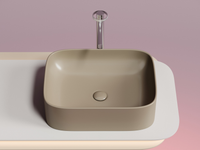 Раковина-чаша Ceramicanova Element 51 CN6052MC Капучино матовая — фото 4, Раковины накладные