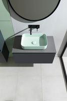 Тумба под раковину Allen Brau Infinity 85 1.21002.AM подвесная Антрацит матовый — фото 47, Тумбы под раковину