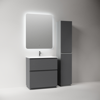 Тумба напольная SANCOS Folk Floor, 790х445х850, c двумя ящиками оснащенными доводчиками, Grey soft, арт. арт-FL80FGS — фото 3, Тумбы под раковину