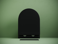 Подвесной унитаз CERAMICANOVA Uno смыв Торнадо 490x360x360 черный матовый — фото 8, Подвесные унитазы