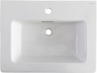 Раковина Allen Brau Fantasy 62 4.11023.20 Белая — фото 2, Раковины встраиваемые сверху