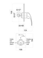 Смеситель для душа Fiore MAX , хром арт-32CR1302 — фото 2, Смеситель для душа